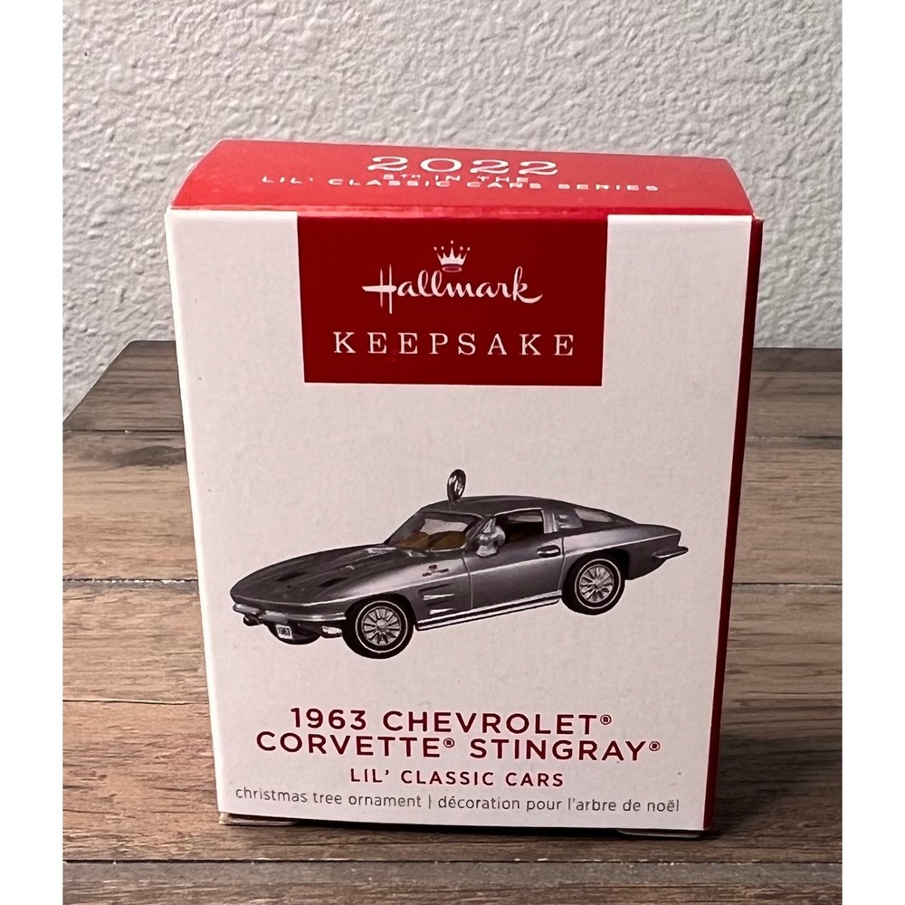 Hallmark 2022 NEW "1963 Chevrolet Corvette Stingray" #5 LiL' Classic Cars Series